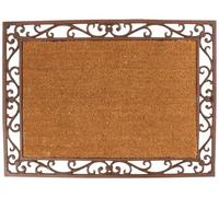 Esschert Design LH48 Fallen Fruits Paillasson en Fonte avec Fibre de Coco Marron 75 x 55 cm