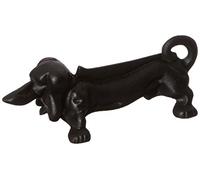 Esschert Design LH6Z Grattoir à Bottes en Teckel, Noir, 33 x 13 x 11,5 cm