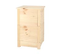 Lombricomposteur en bois naturel