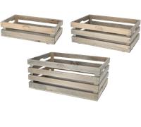 Esschert Design Lot de 3 Cagettes à Fruits - 3 pièces