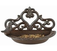 Esschert Design Mangeoire à Oiseaux Fonte Marron BR26