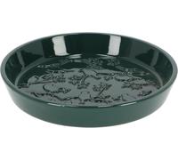 Esschert Design | Mangeoire pour oiseaux - Céramique - Vert - Design élégant - pour le jardin et la terrasse