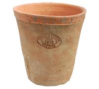 Esschert Design MP3/MP4 16 x 16 x 13 cm vieilli en terre cuite Pot de fleurs rond