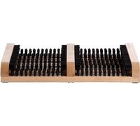 Esschert Design Nettoyeur de Bottes en Bois, Noir, Marron