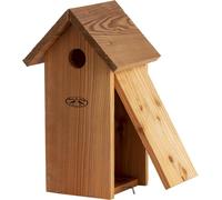 Esschert Design Nichoir pour mésange charbonnière, 17 x 14,3 x 30 cm, nichoir en bois de douglas, abri pour oiseaux, nichoir