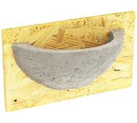 Nichoir pour hirondelle de campagne en argile - WESTFALIA - Bois massif - Taille 200x90x80mm