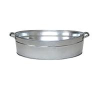 Esschert Design OZ70 Pot Ovale en Zinc Gris Taille L