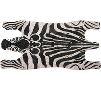 Esschert Design Paillasson avec motif zèbre en fibres de coco, largeur 75 x longueur 38 cm, épaisseur 2 cm, paillasson, essuie-pieds, tapis de chaussures en fibres naturelles