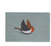 Esschert Design Paillasson en Coco Motif Rouge-Gorge - M