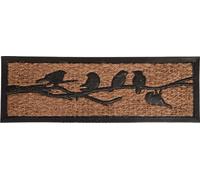 Esschert Design Paillasson Oiseaux sur une branche 75 x 25 cm - caoutchouc & coco