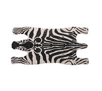 Esschert Design Paillasson Zèbre en Fibre de Coco - 75 x 38 cm - Épaisseur 2 cm - Paillasson Rectangulaire Antidérapant