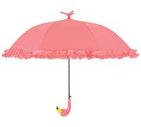 Esschert Design Parapluie Flamingo Rose à Volants Rose Peuplements De Même