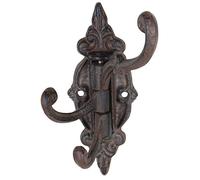 Esschert Design Patère murale pivotante Marron antique 5,7 x 9,3 x 14,2 cm