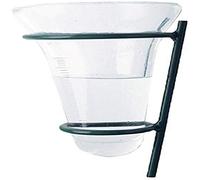 Esschert Design Pluviomètre avec Insert en Verre sur bâton, env. 12 cm x 12 cm x 134 cm