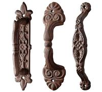 Esschert Design Poignée de porte en fonte - Longueur : 5,3 cm x 6,4 cm x 24 cm