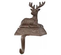 Esschert Design Porte-Chaussettes cerf en Fonte 12,5 x 13,8 x 20,6 cm