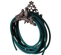 Esschert Design Porte Tuyau d'arrosage en Fonte Brown