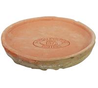 Esschert Design Pot de Fleur avec Soucoupe Terracotta vieillie