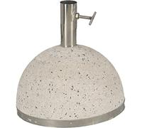 esschert Design PV09 Pied de Parasol en Granit Blanc 24 x 25 x 25 cm 115 kg