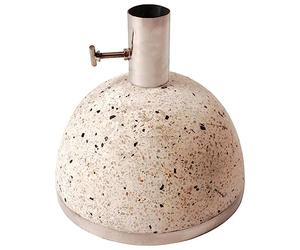 esschert Design PV09 Pied de Parasol en Granit Blanc 24 x 25 x 25 cm 115 kg