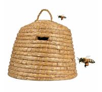 Esschert Design Ruche D'Abeilles Maison Apiculture Besoin Insectes Paille 40L