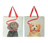 ESSCHERT DESIGN-Sac de course chien poignée laisse 14x39 cm