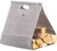 Esschert Design Sac pour bois de chauffage gris Coton Polyester 5,3 cm x 40,3 cm x 70,5 cm