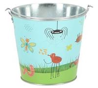 esschert design - seau de jardin motif insectes