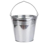 Esschert Design Seau en Zinc, Grand Format, Gris