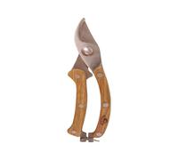 Esschert Design Sécateur pour fruits et fleurs - Acier inoxydable & bois de frêne