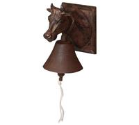 Esschert Design - Sonnette de Porte avec heurtoir en Fonte, anticorrosion, Motifs Assortis 1 Pezzo Motivo a Mucca
