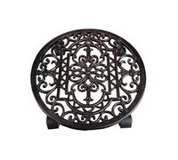 Esschert Design Support A Roulettes Carré Pour Plante 30 X 30 X 6 Cm 1 Pièce Rund