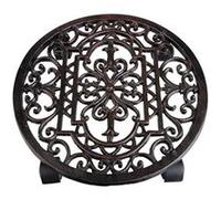 Esschert Design Support À Roulettes Carré Pour Plante 30 X 30 X 6 Cm 1 Pièce Rund G