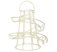 Esschert Design – Support à œufs en métal – 18 x 18 x 23 cm – Blanc
