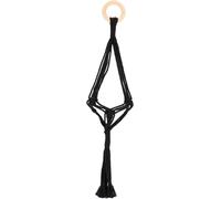 Esschert Design Suspension Macramé Noir pour Plantes - S