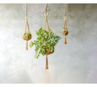 Esschert Design Suspension Plantes en Macramé - L