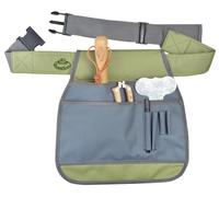 Esschert Design Tablier De Jardin Court Gris Vert Ceinture À Outils De Jardin