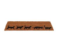 Esschert Design Tapis de cocoReproduction chat 75,7 x 25,4 cm
