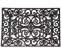 Esschert Design Tapis De Porte Rectangulaire En Caoutchouc Avec Ornements