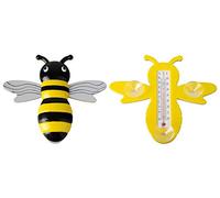 Esschert Design th59, thermomètre Abeille, Plastique, 22 x 20 x 4 cm