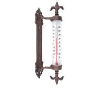 Esschert Design Thermomètre pour cadre de fenêtre Fallen Fruits en fonte