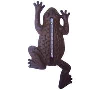ESSCHERT DESIGN-Thermomètre en fonte grenouille 12x1,6x23,5 cm