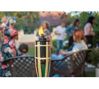 Esschert Design Torche en bambou 62.5 cm 3 pièces