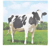 Esschert Design TP182 Serviettes en Papier Motif Vache Blanc 33 x 33 x 0,1 cm