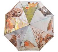 Esschert Design Parapluie Grand Bois et métal Toile polyester Hiver
