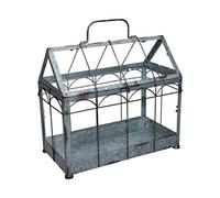 Esschert Design USA Serre de Table Style Vintage ZB22 - Argenté