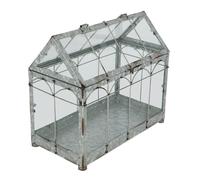 Esschert Design USA Serre de Table Style Vintage ZB22 - Argenté