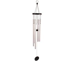 Esschert Design WV12 Carillon éolien M Argenté 12,5 x 12,7 x 77 cm