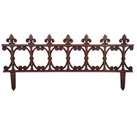 Bordure de jardin en fonte Fleur de lys