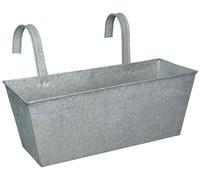 esschert Jardinière en zinc avec accroche 7,5 litres , 40 x 15 x 15 cm